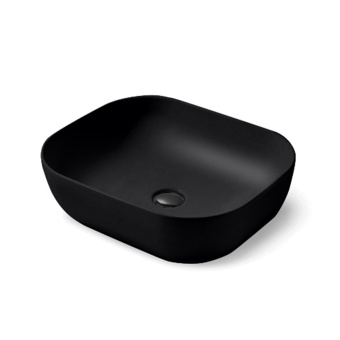 Раковина керамическая Vincea VBS-101MB, 500*400*140, цвет матовый черный